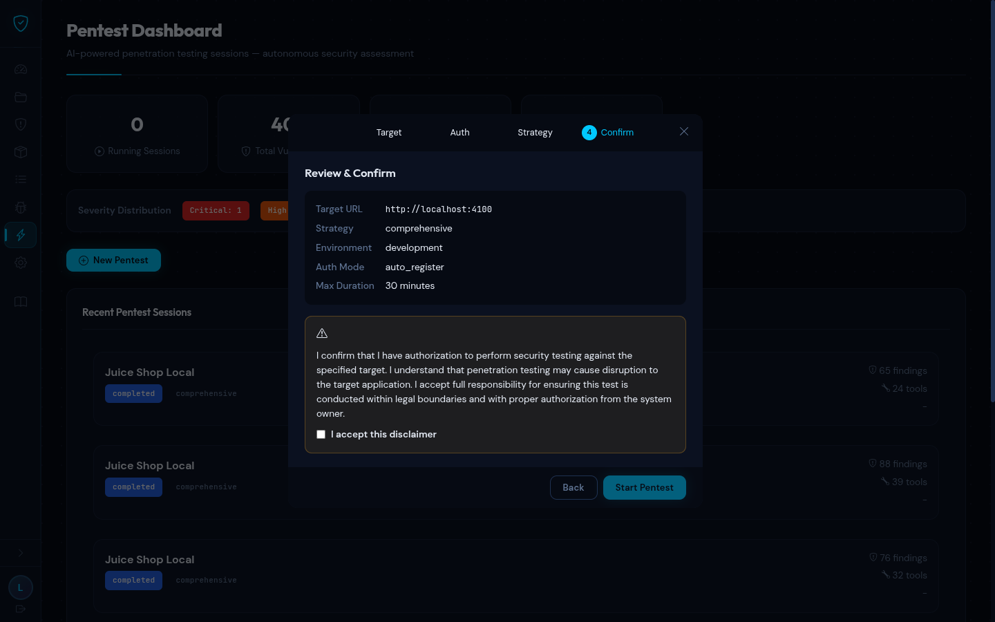 Wizard Step 4 — Confirm